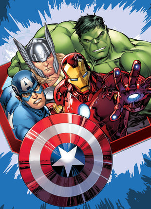 Bosszúállók Dynamic Heroes kéztörlő, arctörlő, törölköző 30x50 cm