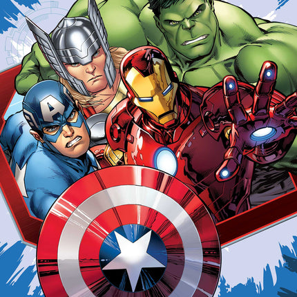Bosszúállók Dynamic Heroes kéztörlő, arctörlő, törölköző 30x50 cm