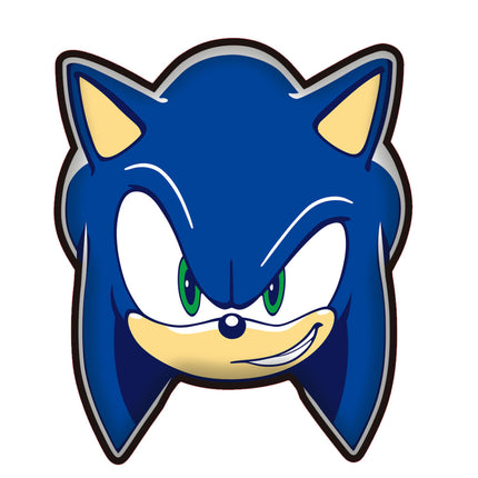 Sonic a sündisznó Smirk formapárna, díszpárna 29x35 cm
