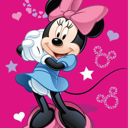 Disney Minnie Pink kéztörlő, arctörlő, törölköző 30x50cm