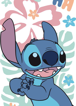 Disney Lilo és Stitch, A csillagkutya Hawaiian Harmony fürdőlepedő, strand törölköző 70x140cm