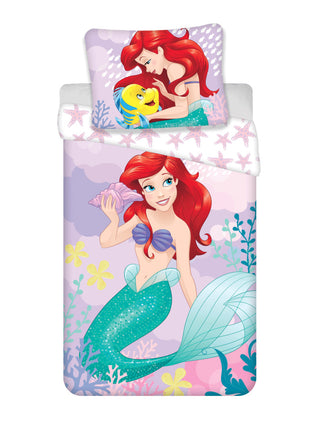 Disney Hercegnők Ariel Pink ágyneműhuzat 140×200cm, 70×90 cm
