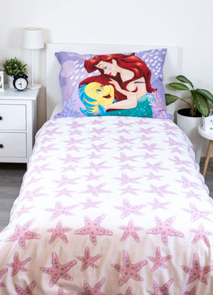 Disney Hercegnők Ariel Pink ágyneműhuzat 140×200cm, 70×90 cm