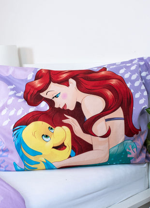 Disney Hercegnők Ariel Pink ágyneműhuzat 140×200cm, 70×90 cm