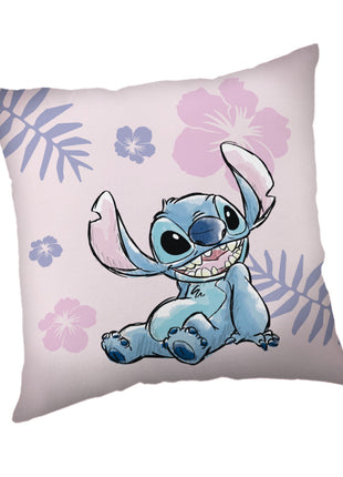 Disney Lilo és Stitch, A csillagkutya Pink párnahuzat 40x40 cm Velúr