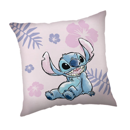 Disney Lilo és Stitch, A csillagkutya Pink párnahuzat 40x40 cm Velúr