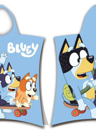 Bluey Skate strand törölköző poncsó 50x115cm