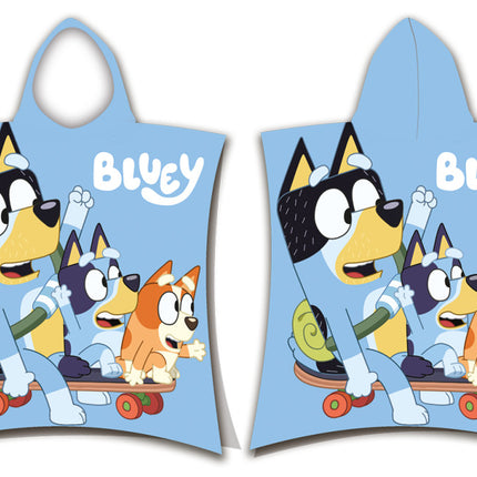 Bluey Skate strand törölköző poncsó 50x115cm