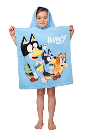 Bluey Skate strand törölköző poncsó 50x115cm