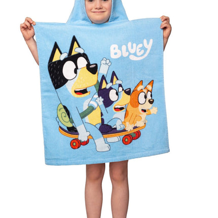 Bluey Skate strand törölköző poncsó 50x115cm