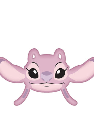 Disney Lilo és Stitch, A csillagkutya Angel Pink 3D formapárna, díszpárna 35 cm