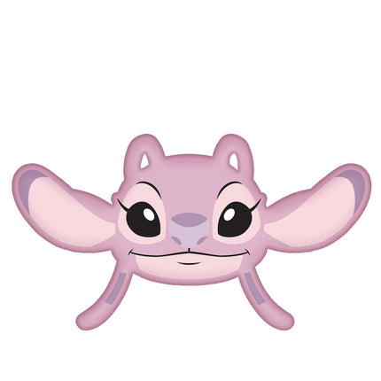 Disney Lilo és Stitch, A csillagkutya Angel Pink 3D formapárna, díszpárna 35 cm