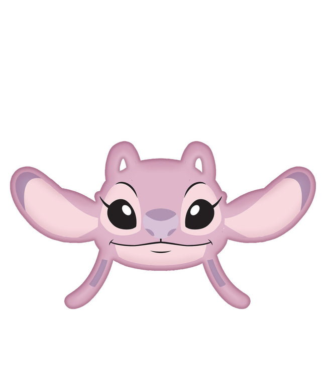 Disney Lilo és Stitch, A csillagkutya Angel Pink 3D formapárna, díszpárna 35 cm