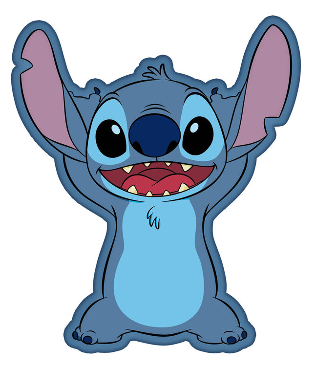 Disney Lilo és Stitch, A csillagkutya Alien formapárna, díszpárna 35 cm