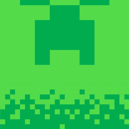 Minecraft Digital Creeper fürdőlepedő, strand törölköző 70x140cm