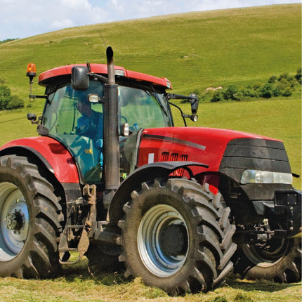Traktor Red kéztörlő, arctörlő, törölköző 30x50cm