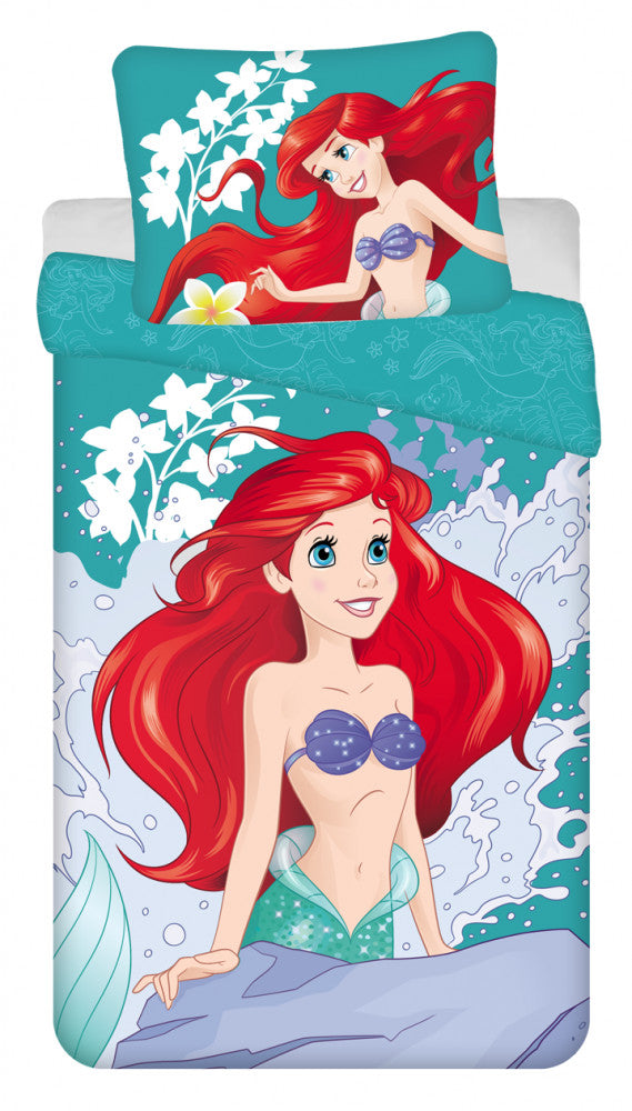 Disney Hercegnők Ariel ágyneműhuzat 140×200cm, 70×90 cm
