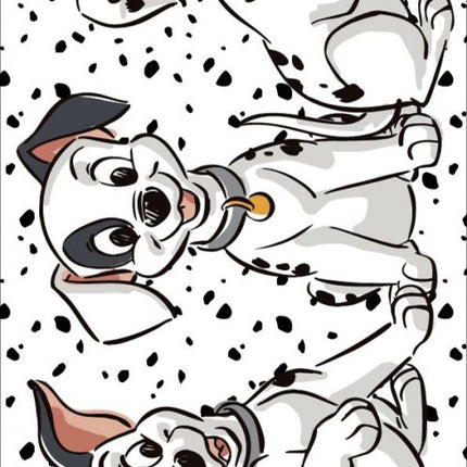 Disney 101 kiskutya fürdőlepedő, strand törölköző Play 70*140cm