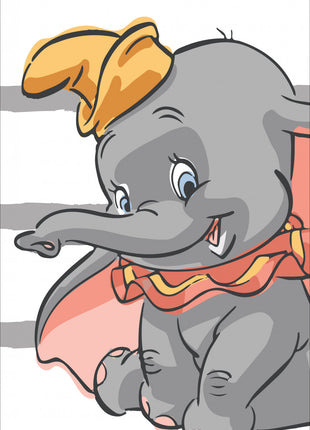 Disney Dumbo Stripe fürdőlepedő, strand törölköző 70x140cm