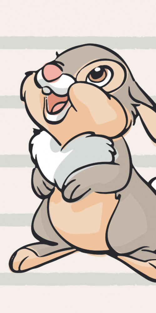 Disney Bambi és barátai fürdőlepedő, strand törölköző Thumper 70*140cm