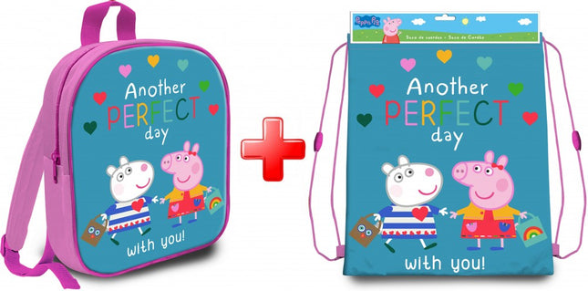 Peppa malac Perfect Day táska és tornazsák szett