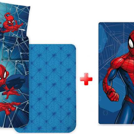 Pókember Dynamic gyerek, ovis ágyneműhuzat és polár takaró szett