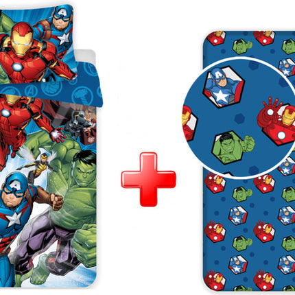 Bosszúállók Guardians ágyneműhuzat és gumis lepedő szett