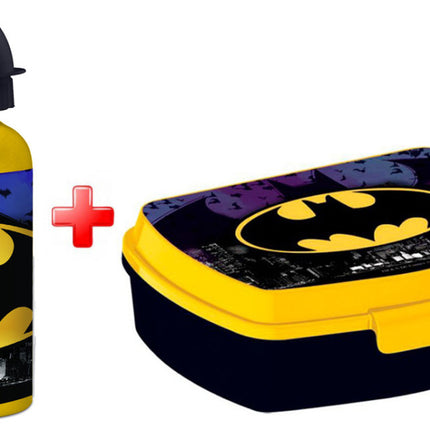 Batman Sky alumínium kulacs és szendvicsdoboz szett