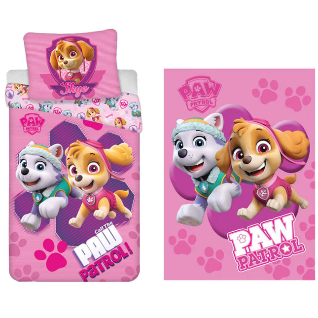 Mancs Őrjárat Call gyerek, ovis ágyneműhuzat és polár takaró szett