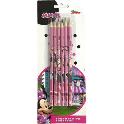 Disney Minnie színes ceruza 6 db-os