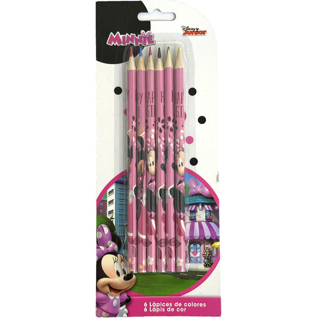 Disney Minnie színes ceruza 6 db-os