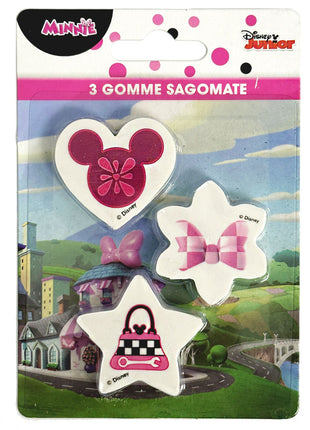 Disney Minnie Chic forma radír szett 3 db-os