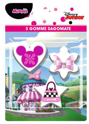 Disney Minnie Chic forma radír szett 3 db-os
