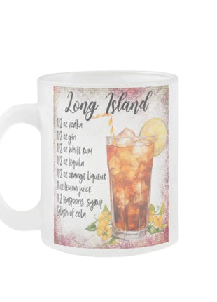 egyedi bögre amin a Long island koktél recept szerepel 