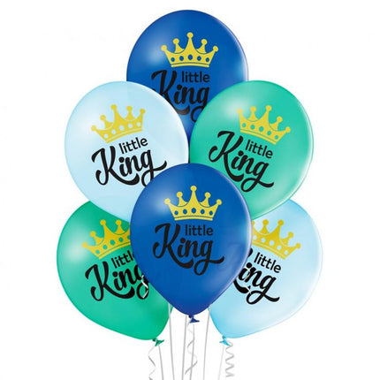 Király Little King léggömb, lufi 6 db-os 12 inch (30cm)