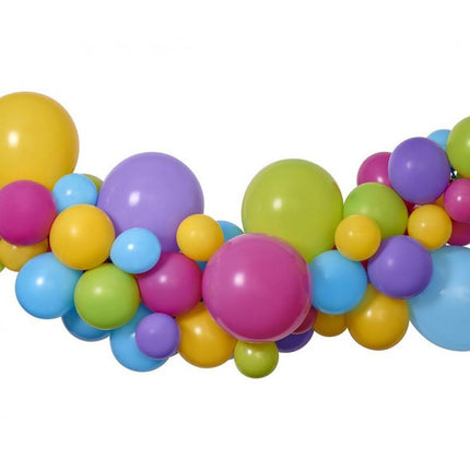 Színes Colorful léggömb, lufi girland szett 65 db-os