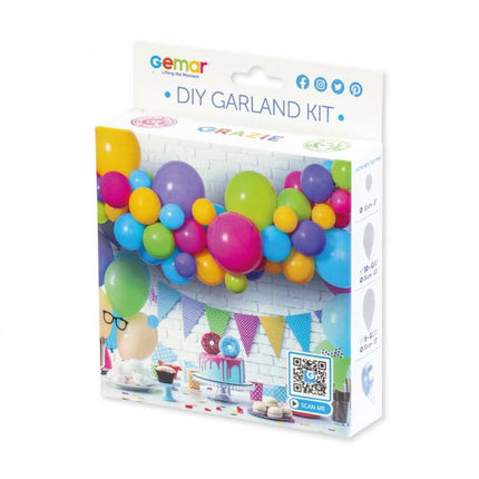 Színes Colorful léggömb, lufi girland szett 65 db-os