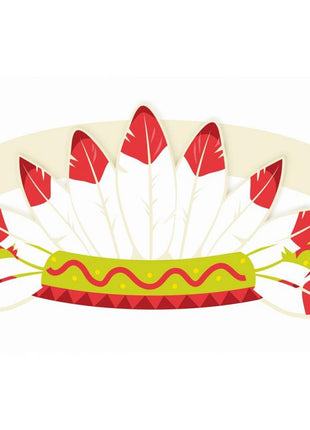 Indian Party, Indián fejpánt 3 db-os