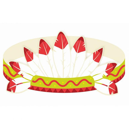 Indian Party, Indián fejpánt 3 db-os