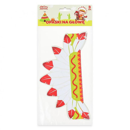 Indian Party, Indián fejpánt 3 db-os