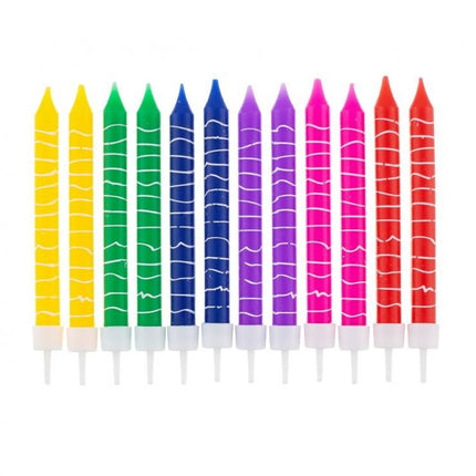 Színes Crayons tortagyertya, gyertya szett 12 db-os