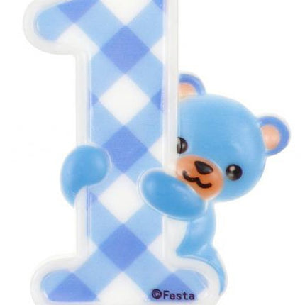 Első születésnap Blue Teddy tortagyertya