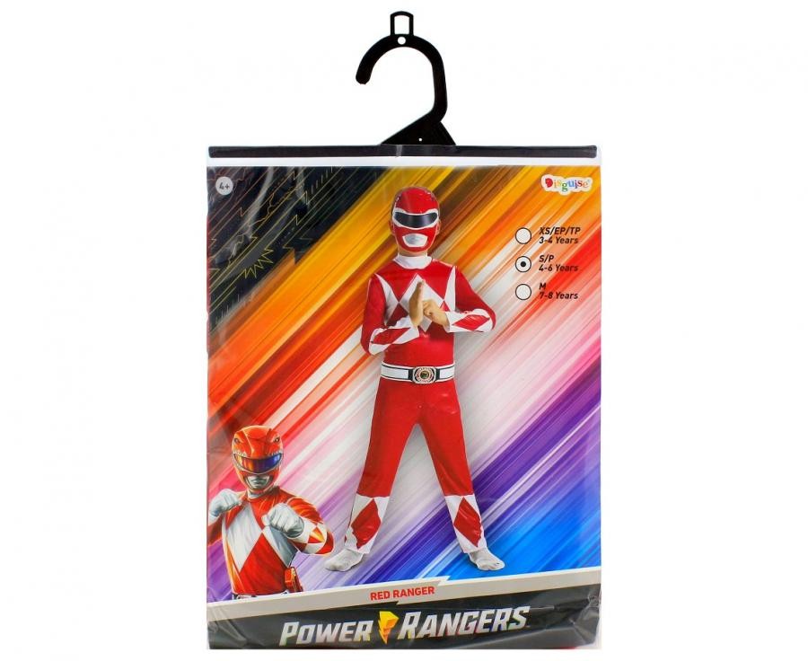 Power Rangers Red jelmez 4-6 év