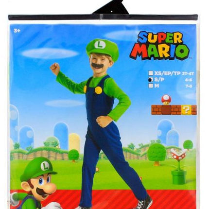 Super Mario Luigi jelmez 4-6 év
