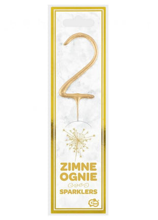 Arany Gold 2-es csillagszóró 17 cm