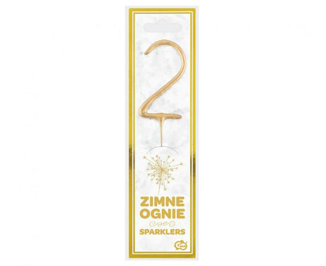 Arany Gold 2-es csillagszóró 17 cm
