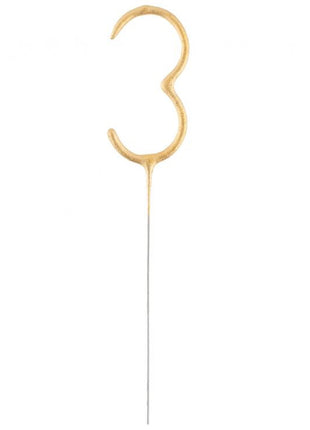 Arany Gold 3-as csillagszóró 17 cm