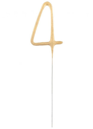 Arany Gold 4-es csillagszóró 17 cm