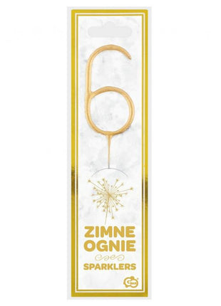Arany Gold 6-os csillagszóró 17 cm