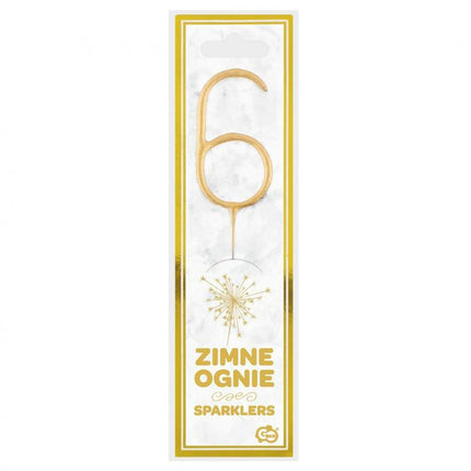 Arany Gold 6-os csillagszóró 17 cm